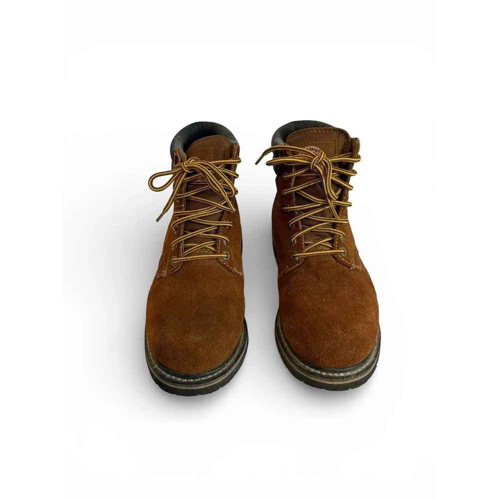 Brahma Brown Suede Work Boots Men's 6.5 Rugged Utility Outdoor Workwear Heritage